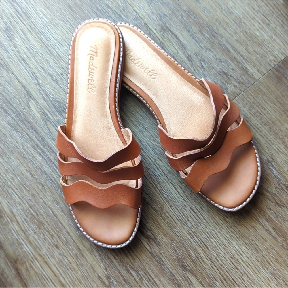 Madewell Leather Slip On Sandals